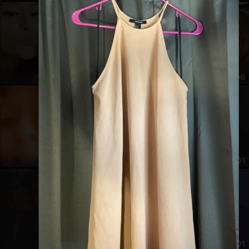 Peach dress